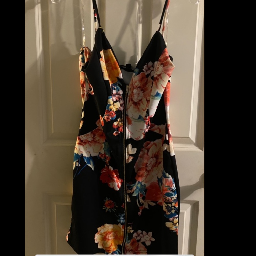 Summer zip up dress
